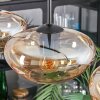 Mertola hanging light, pendant light Amber, 4-light sources