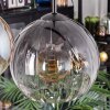 Koyoto hanging light, globe light, pendant light Amber, clear, Smoke-coloured, 4-light sources