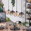 Koyoto hanging light, globe light, pendant light Amber, clear, Smoke-coloured, 4-light sources