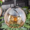 Koyoto hanging light, globe light, pendant light Amber, 4-light sources