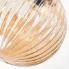 Chehalis ceiling light, globe light Amber, Smoke-coloured, 4-light sources