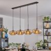 Mertola hanging light, pendant light Amber, 4-light sources