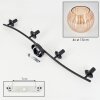 Koyoto ceiling light, globe light Amber, 4-light sources
