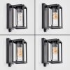 Portalis outdoor wall light, wall light black, 1-light source, Motion sensor