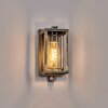 Portalis outdoor wall light, wall light gold, black, 1-light source, Motion sensor