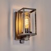 Portalis outdoor wall light, wall light gold, black, 1-light source, Motion sensor