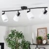 Fallhagen ceiling light, ceiling spotlight black, 4-light sources