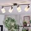 Fallhagen ceiling light, ceiling spotlight black, 4-light sources