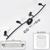 Fallhagen ceiling light, ceiling spotlight black, 4-light sources