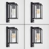 Tourega outdoor wall light, wall light black, 1-light source, Motion sensor
