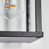 Tourega outdoor wall light, wall light black, 1-light source
