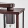 Tourega outdoor wall light, wall light brown, rust-coloured, 1-light source