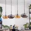Mertola hanging light, pendant light Amber, 4-light sources
