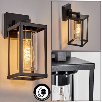 Avete outdoor wall light, wall light black, 1-light source