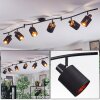 Fallhagen ceiling light, ceiling spotlight black, 6-light sources