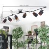 Fallhagen ceiling light, ceiling spotlight black, 6-light sources