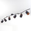 Fallhagen ceiling light, ceiling spotlight black, 6-light sources