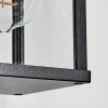 Tourega outdoor wall light, wall light black, 1-light source
