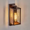 Tourega outdoor wall light, wall light rust-coloured, 1-light source