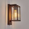 Tourega outdoor wall light, wall light rust-coloured, 1-light source