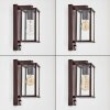 Tourega outdoor wall light, wall light rust-coloured, 1-light source, Motion sensor