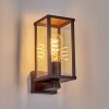 Tourega outdoor wall light, wall light rust-coloured, 1-light source