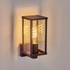 Tourega outdoor wall light, wall light rust-coloured, 1-light source