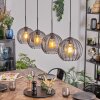 Koyoto hanging light, globe light, pendant light Smoke-coloured, 4-light sources