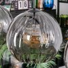 Koyoto hanging light, globe light, pendant light Smoke-coloured, 4-light sources