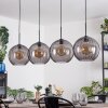 Koyoto hanging light, globe light, pendant light Smoke-coloured, 4-light sources