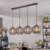 Koyoto hanging light, globe light, pendant light Smoke-coloured, 4-light sources