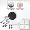 Koyoto hanging light, globe light, pendant light Amber, clear, Smoke-coloured, 4-light sources