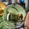 Koyoto hanging light, globe light, pendant light blue, gold, green, clear, coppery, 4-light sources