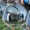 Koyoto hanging light, globe light, pendant light blue, clear, 4-light sources