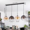 Koyoto hanging light, globe light, pendant light Amber, clear, Smoke-coloured, 4-light sources