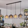 Koyoto hanging light, globe light, pendant light Amber, clear, Smoke-coloured, 4-light sources