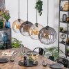 Koyoto hanging light, globe light, pendant light Amber, clear, Smoke-coloured, 4-light sources