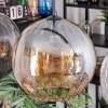 Koyoto hanging light, globe light, pendant light Amber, clear, Smoke-coloured, 4-light sources