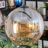 Koyoto hanging light, globe light, pendant light Amber, 4-light sources