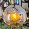 Koyoto hanging light, globe light, pendant light Amber, 4-light sources