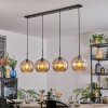 Koyoto hanging light, globe light, pendant light Amber, 4-light sources