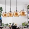 Koyoto hanging light, globe light, pendant light Amber, 4-light sources