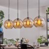 Koyoto hanging light, globe light, pendant light Amber, 4-light sources
