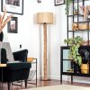 Bongal floor lamp Ecru, black, 1-light source