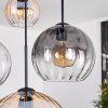Koyoto hanging light, globe light, pendant light Amber, clear, Smoke-coloured, 4-light sources
