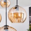 Koyoto hanging light, globe light, pendant light Amber, 4-light sources