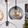 Koyoto hanging light, globe light, pendant light Amber, clear, Smoke-coloured, 4-light sources