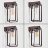 Lagarelhos outdoor wall light, wall light rust-coloured, 1-light source