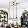 Koyoto hanging light, globe light, pendant light Ecru, black, 3-light sources