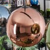 Koyoto hanging light, globe light, pendant light blue, green, coppery, 4-light sources